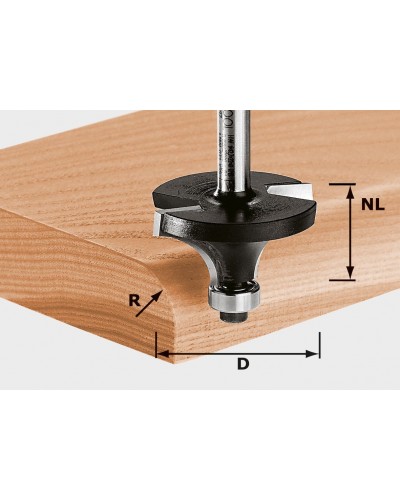 Festool Frez do zaokrągleń HW S8 D16,7/R2 KL