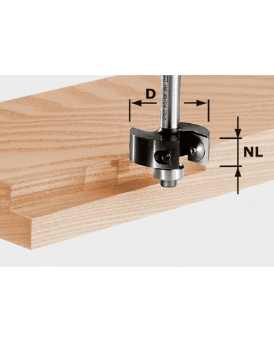 Festool Frez do wręgów z płytkami wymiennymi HW S8 D38/12