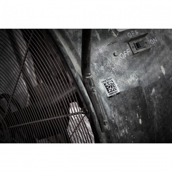 Etykieta z kodem QR do powierzchni...