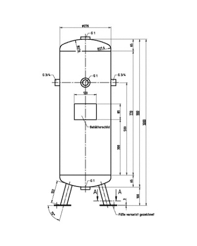 Zbiornik powietrza 50 L... 2