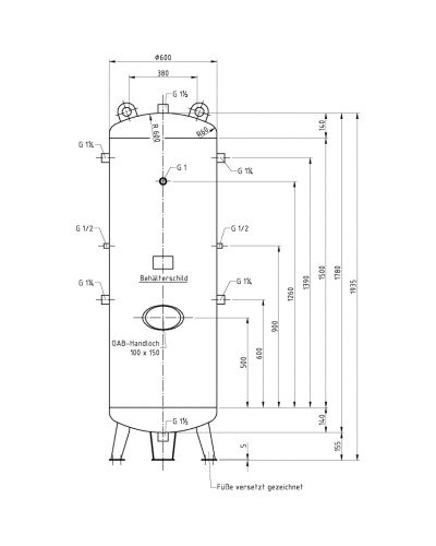 Zbiornik powietrza 500 L... 2