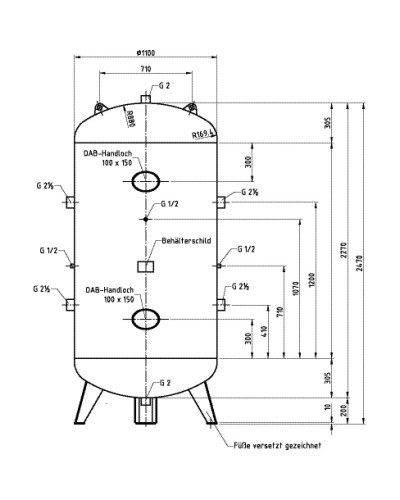 Zbiornik powietrza 2000 L... 2