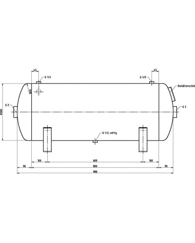 Zbiornik powietrza 90 L... 2