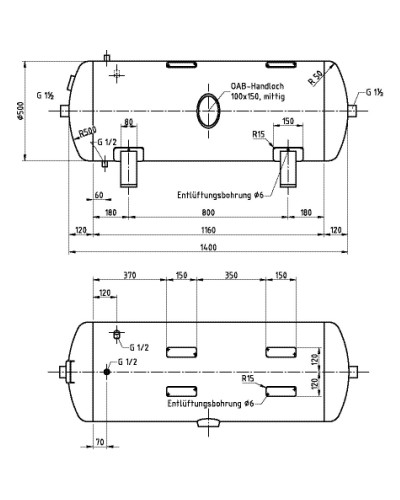 Zbiornik powietrza 250 L... 2