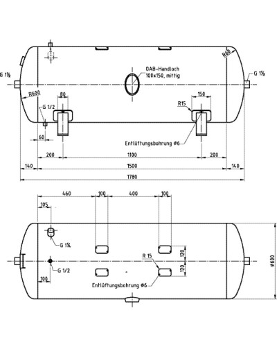Zbiornik powietrza 500 L... 2