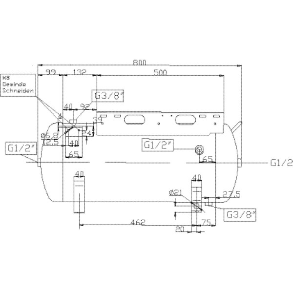 Czajnik 50L ocynk. 10 barów od 09