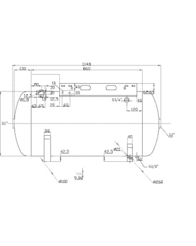 Czajnik 200 litrów ocynkowany 2