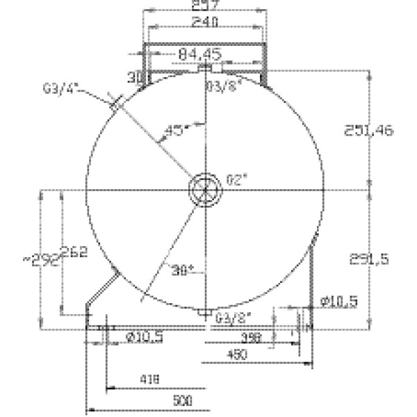 Czajnik 200 litrów ocynkowany Czajnik 200 litrów ocynkowany