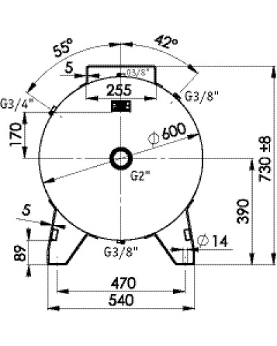 Kocioł 270 litrów 10bar... 2