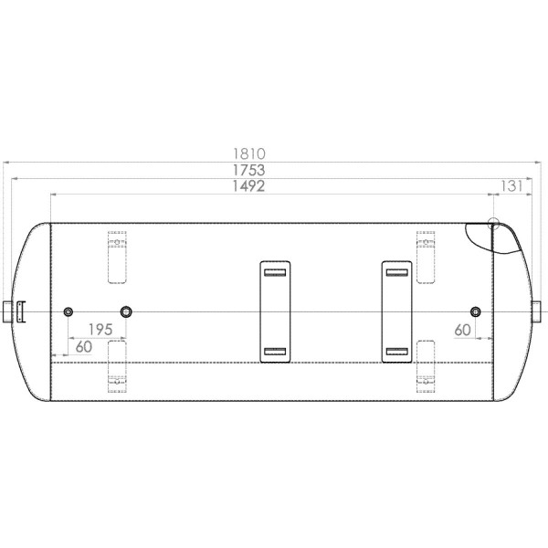 Zbiornik sprężonego o mocy 500l/15bar Zbiornik sprężonego o mocy 500l/15bar