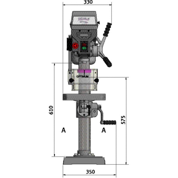 Wiertarka OPTIdrill D23PRO / 400V / 3 Ph