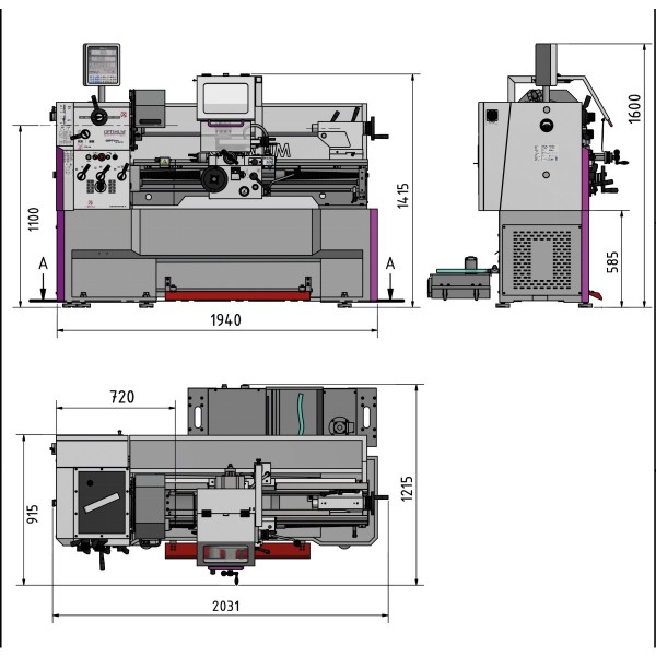 OPTIturn Tokarka TH 4210V OPTIturn Tokarka TH 4210V