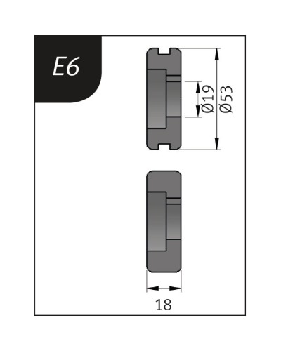 Rolki gniece typu E6