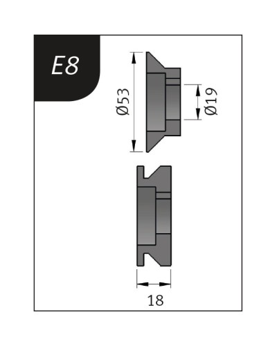 Rolki gniece typu E8