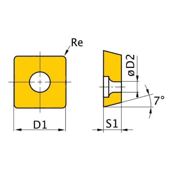 Wymienne płytki obrotowe SNMG 150608