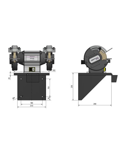 Uchwyt ścienny do szlifierki 2
