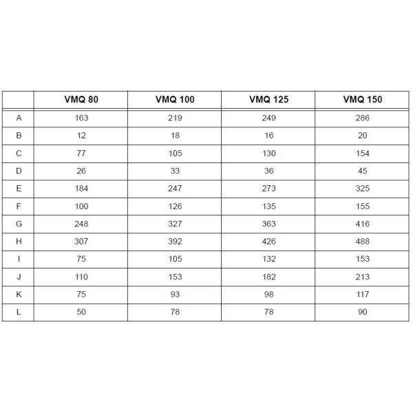 Modułowe - imadło maszynowe VMQ125