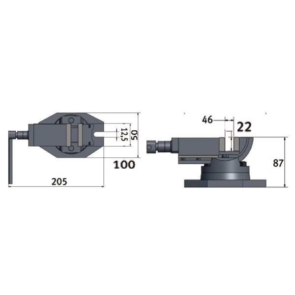 ZAS 50 Imadło dwuosiowe
