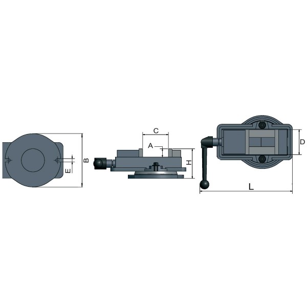 FMSN 100 Imadło maszynowe FMSN 100 Imadło maszynowe