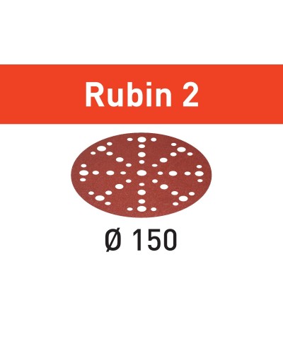 Festool Krążki ścierne STF D150/48 P150 RU2/50 Rubin 2
