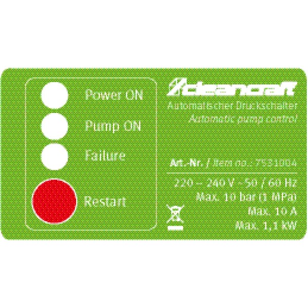 Automatyczny wyłącznik ciśnieniowy do
