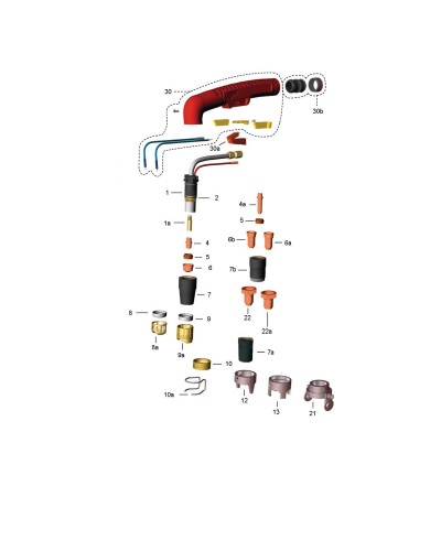Uchwyt plazmowy A 151/6m 2