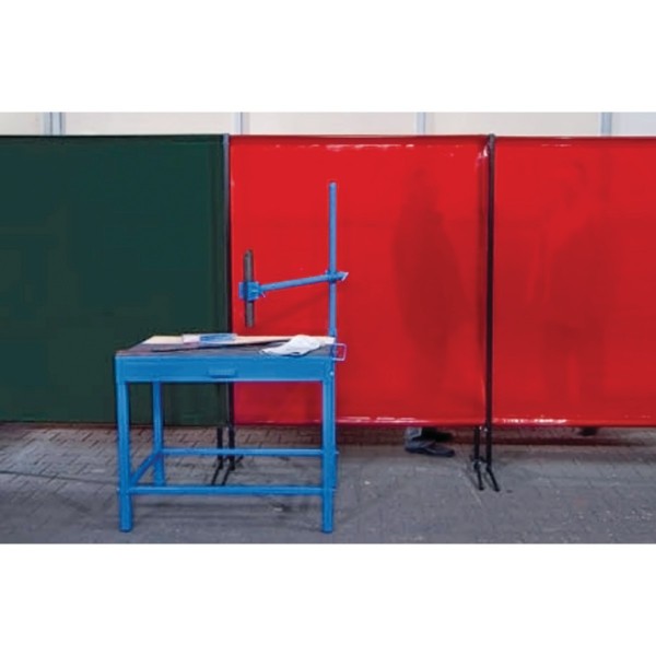 Parawan spawalniczy 2000 V, czerwony