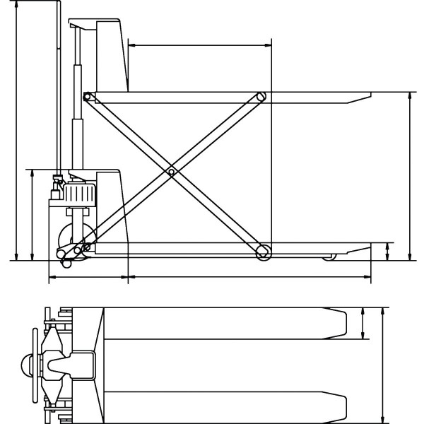 PHH 1001 Łączony wozek paletowy