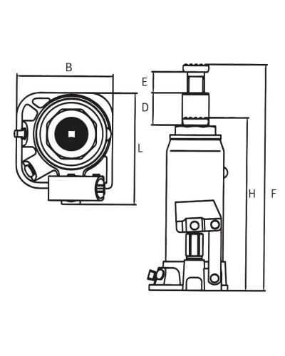 Siłownik hydrauliczny HSWH 30 2