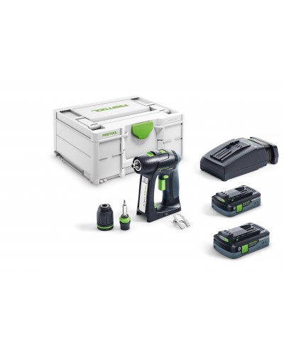 Festool Akumulatorowa wiertarko-wkrętarka C 18 HPC 4,0 I-Plus