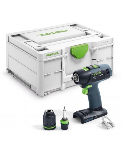 Festool Akumulatorowa wiertarko-wkrętarka T 18+3-Basic