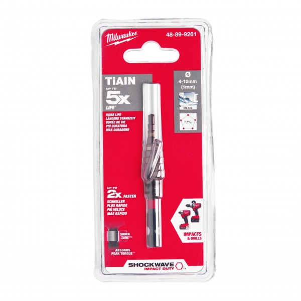 Wiertło stopniowe udarowe Shockwave...