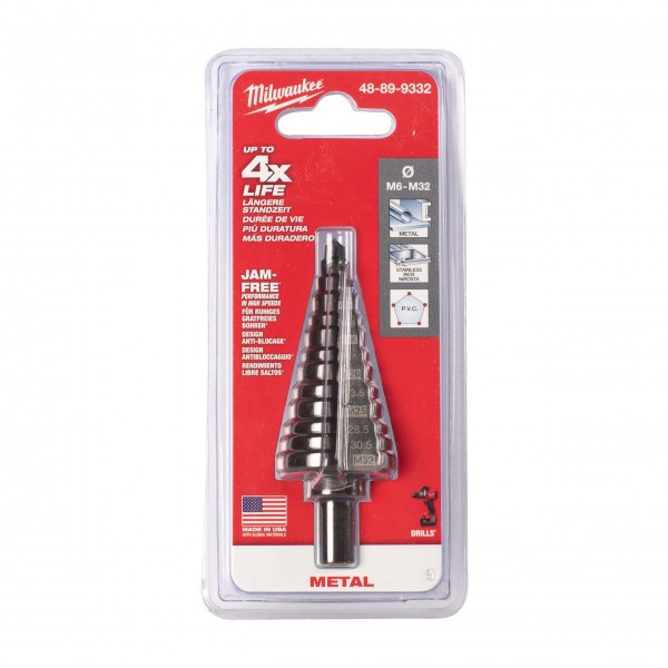 Wiertło stopniowe M6-M32