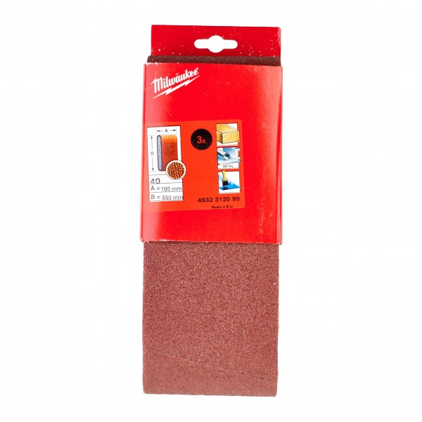 Taśma ścierna 100 x 560 G40 3 szt.