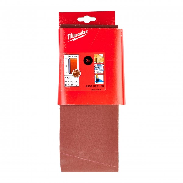 Taśma ścierna 100 x 560 G150 3 szt.