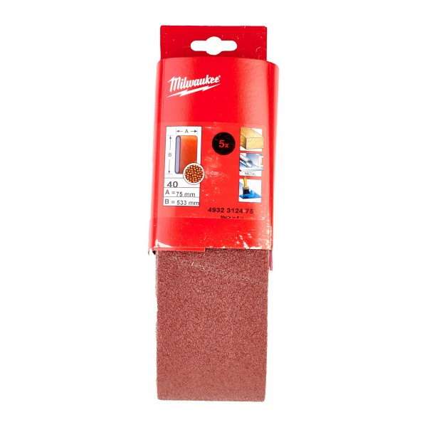Taśma ścierna 75 x 533 G40 5 szt.