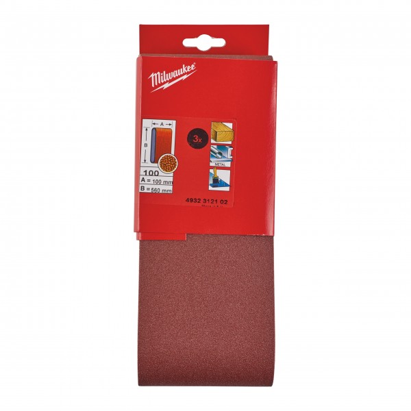 Taśma ścierna 75 x 533 G100 5 szt.