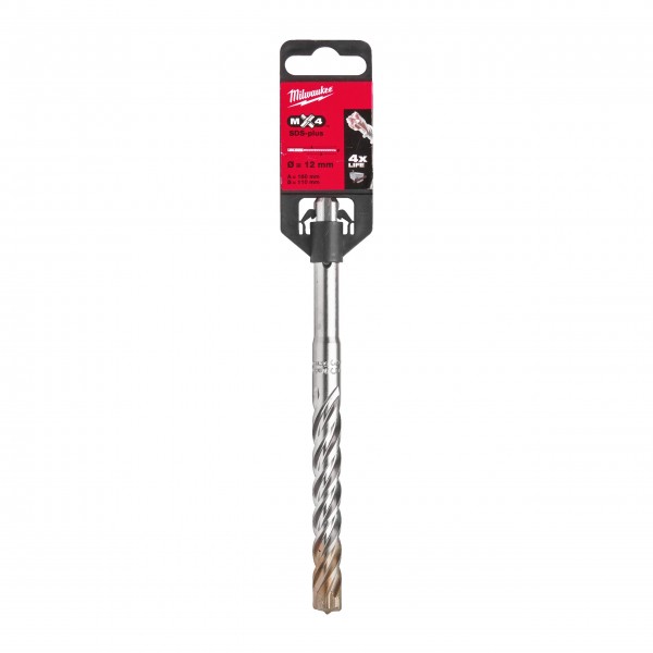 Wiertło SDS Plus MX4 12/100/160 mm Wiertło SDS Plus MX4 12/100/160 mm