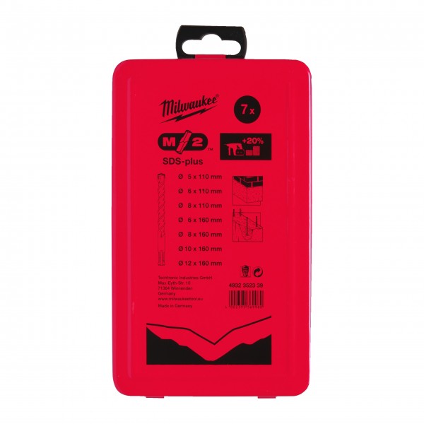 Kaseta wierteł udarowych SDS Plus...