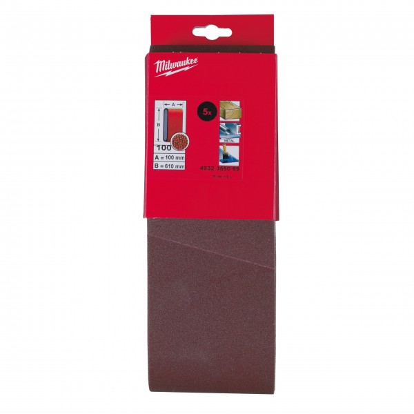 Taśma ścierna 100 x 610 G100 5 szt.