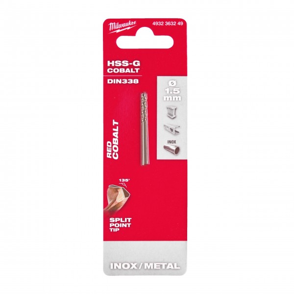 Wiertło do metalu HSS-G CO 1,5 mm (2...