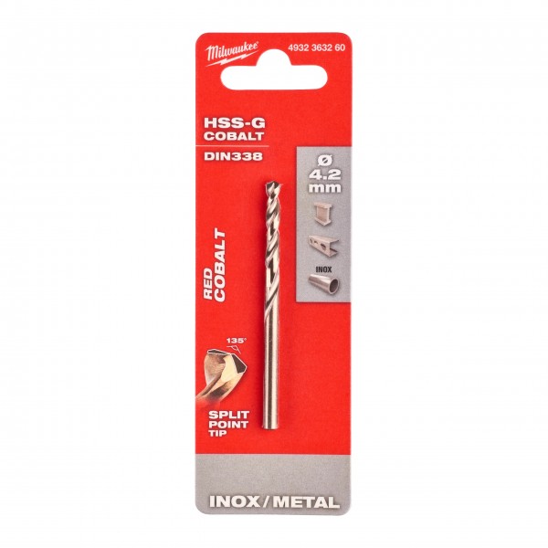 Wiertło do metalu HSS-G CO 4,2 mm