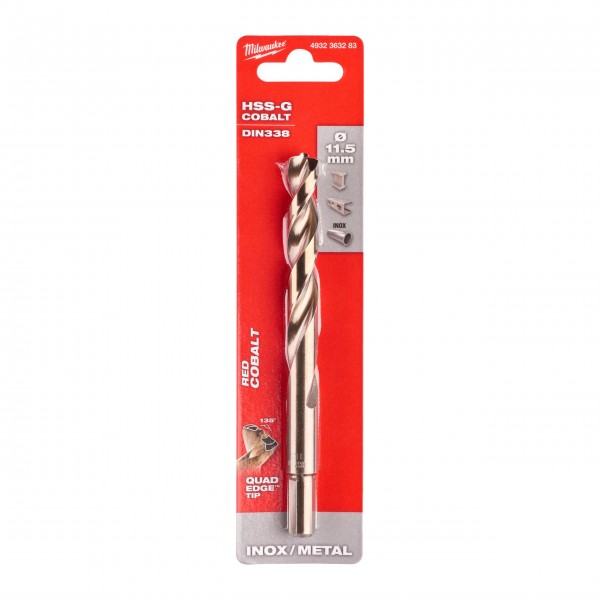 Wiertło do metalu HSS-G CO 11,5 mm