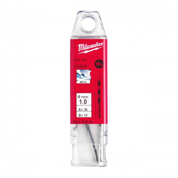 Wiertło HSS-R 1.0 mm (10 szt.)