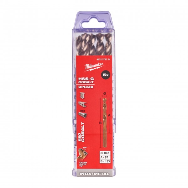 Wiertło do metalu HSS-G CO 10,0 mm (5...