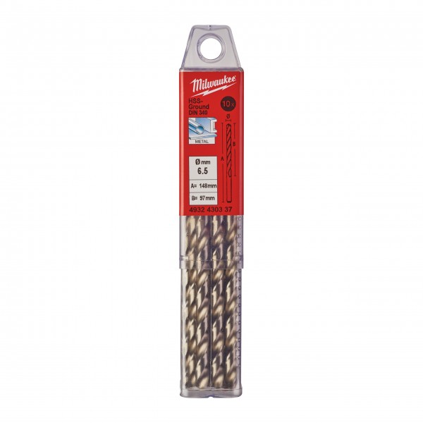 Wiertło do metalu 6,5/97/148 mm (10...