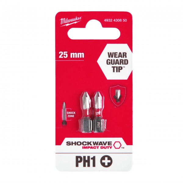 Bit Shockwave PH1 25mm-2szt.