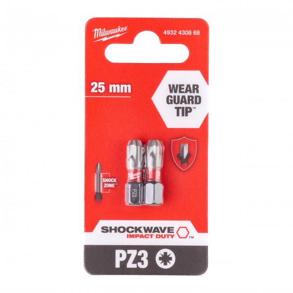 Bit Shockwave PZ3 25mm-2szt.