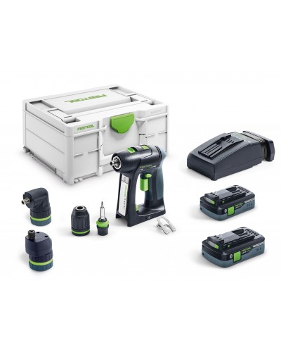 Festool Akumulatorowa wiertarko-wkrętarka C 18 HPC 4,0 I-Set