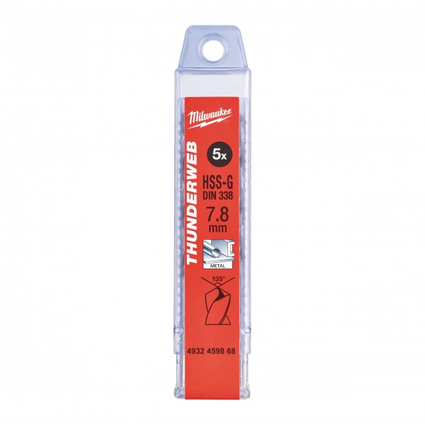 Wiertło HSS-G Thunderweb 7.8 - 5 szt.